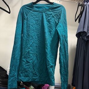 Figs Teal Salta Scrub Top